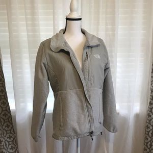 Light Grey North Face Jacket